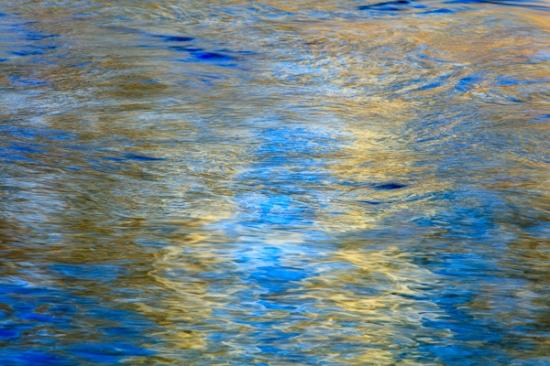 Abstract;Abstraction;Blue;Blues;Calm;Cool Colors;Cool Palette;Cool Tones;Creek;Flow;Gold;Healing;Health care;Healthcare;Line;Minimalism;Mirror;Modern;Nature;Pastoral;Ripple;River;Shape;Stream;Tan;Warm Colors;Warm Palette;Warm Tones;Water;Waterscape;Yellow;blue;color;contemporary;contemporary art;flowing;modern art;oneness;orange;pattern;peaceful;reflection;reflections;restful;serene;soothing;texture;tranquil;yellow;zen